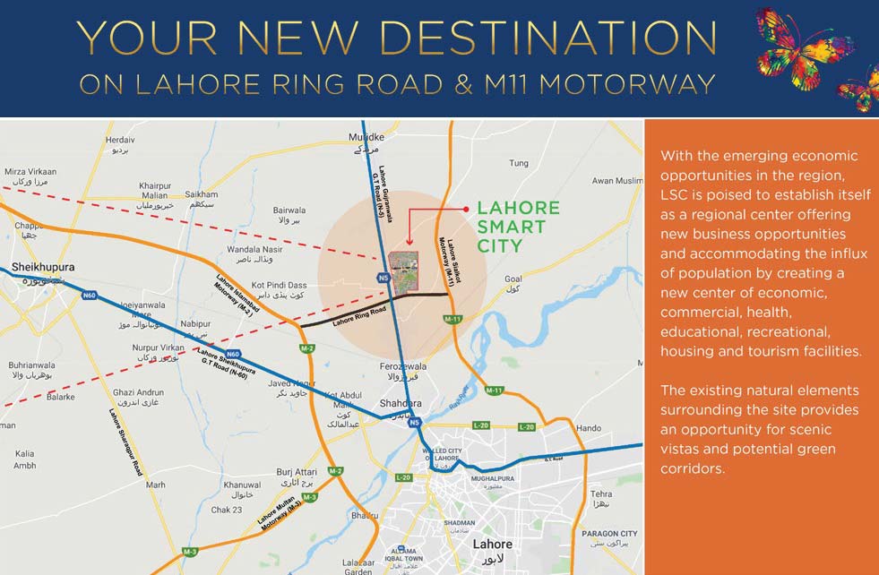 Lahore smart city smart connectivity Maps